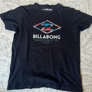 Boys Billabong T-Shirt Black Size 12